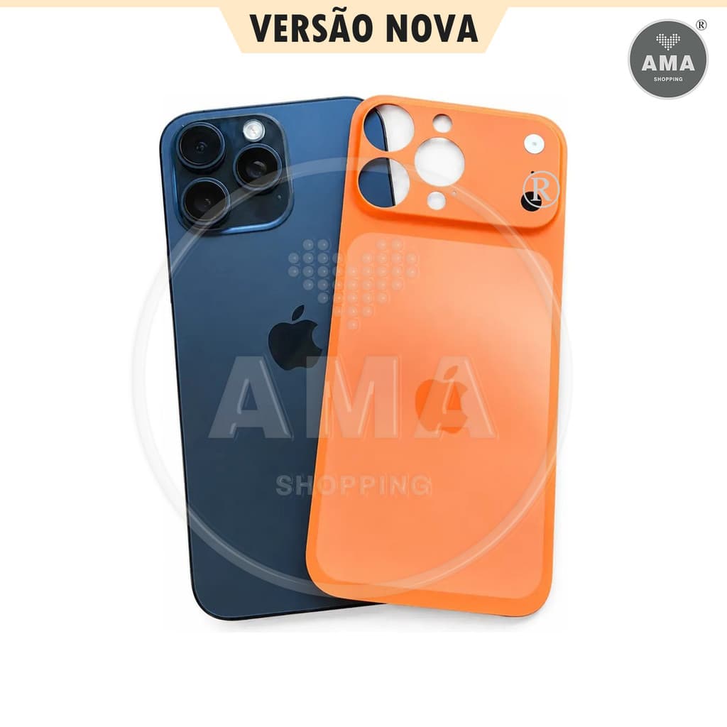 Capa Capinha Transforma iPhone 11 12 13 14 15 16 17 Pro Max Estilo 17 Pro Max Premium Luxo
