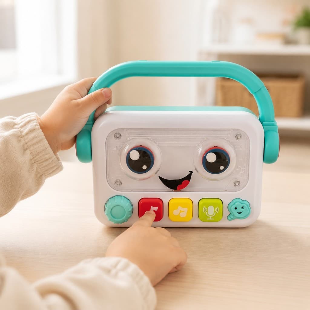 Brinquedo Educativo Musical Bebe Gravador Interativo