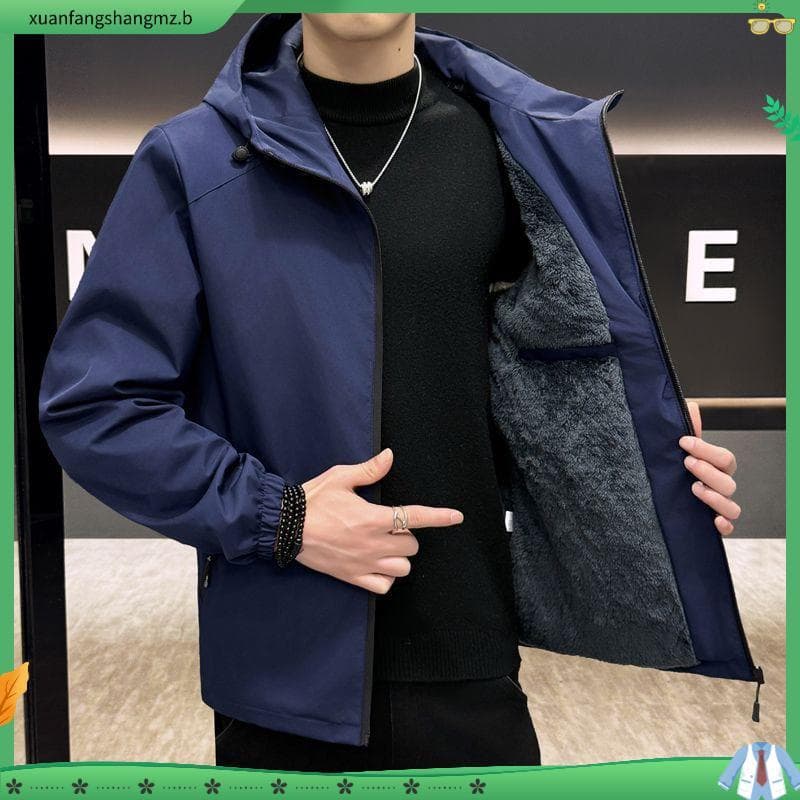 Jaqueta novo estilo masculino Casual com capuz jaqueta masculina na moda casca macia ao ar livre jaqueta masculina