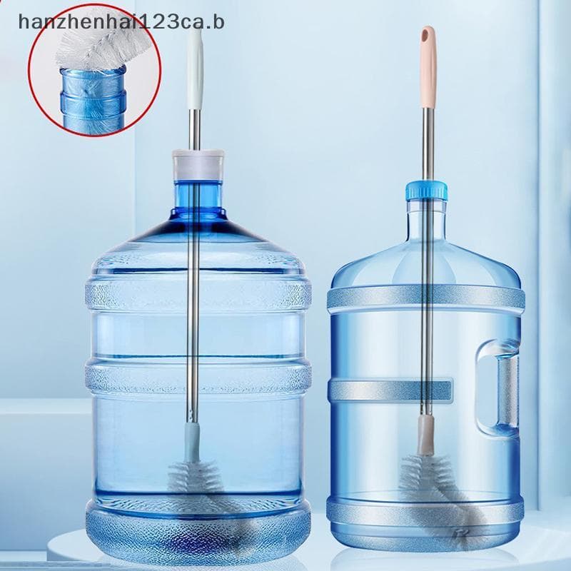 HAN Escova De Lavagem Doméstica Buet Com Haste De Aço Inoxidável , Dispensador De Água De Plástico , Limpeza De , Utensí