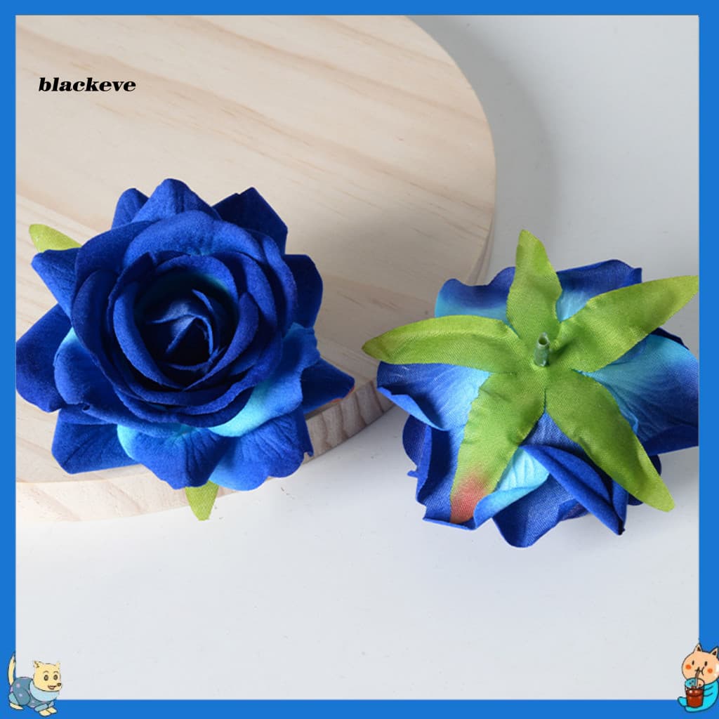 Artificial Rose Flower Heads 1.5 Soft Real Touch Small Fake Flowers for Diy Crafts Wedding Centerpieces Bridal Shower Pa