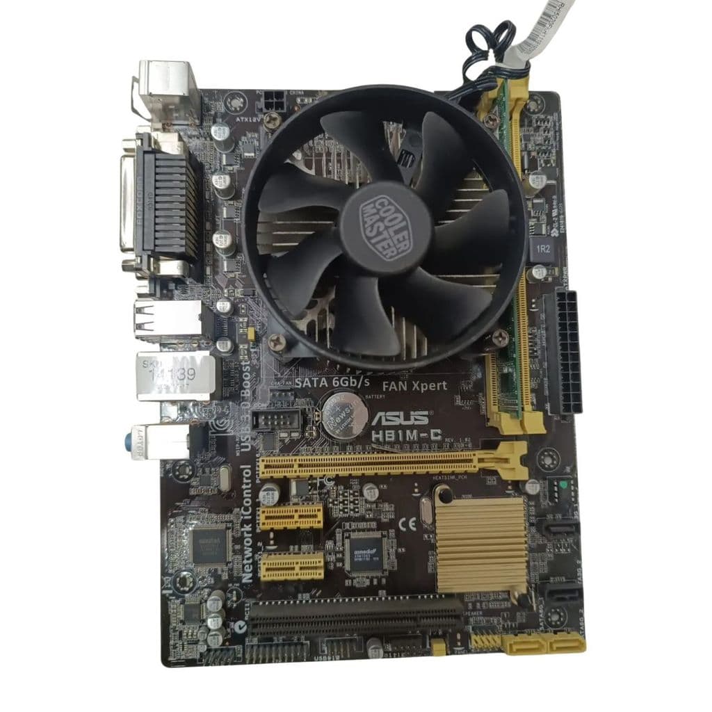 Kit Placa Mãe HB1M-C Intel Core i3-4160 4gb DDR3 14139