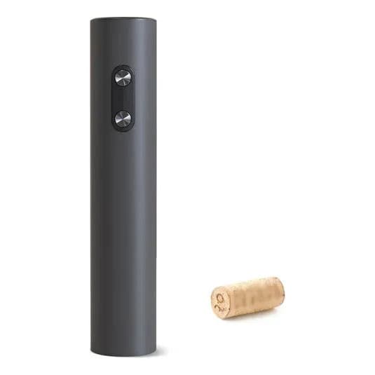 Abridor De Vinho Elétrico Usb Recarregável Saca Rolha Preto