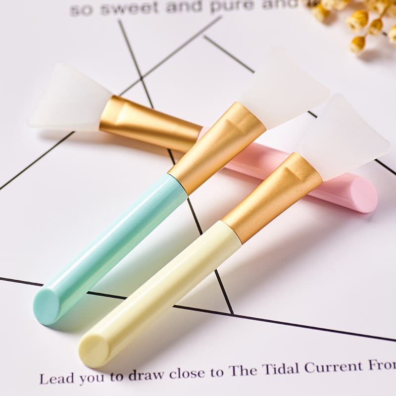 Escova de máscara escova de Silicone escova de máscara de lama salão de beleza dedicado limpeza escova facial colher esp