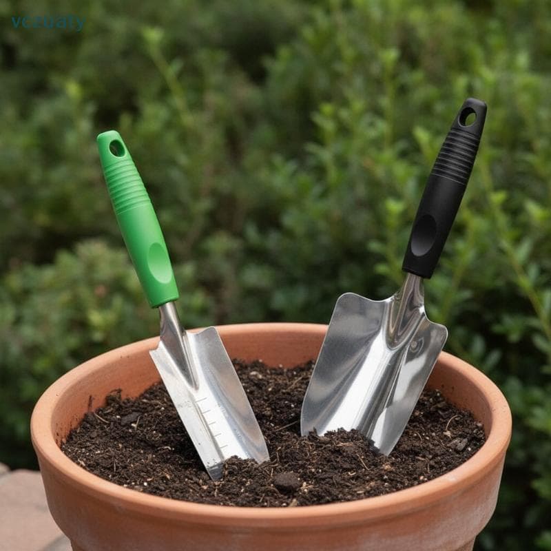 Espátula De Jardim De Aço Inoxidável Resistente A Curvaturas vczuaty Com Marcações De Profundidade Pá Manual Multiuso Pa