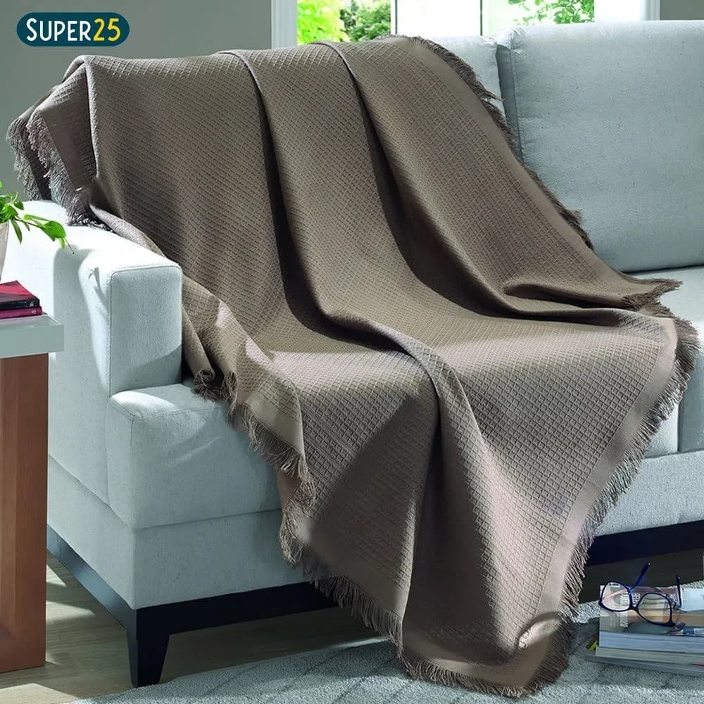 Manta Para Sofá Dohler Marrocos 1.50 X 1.20 Cores