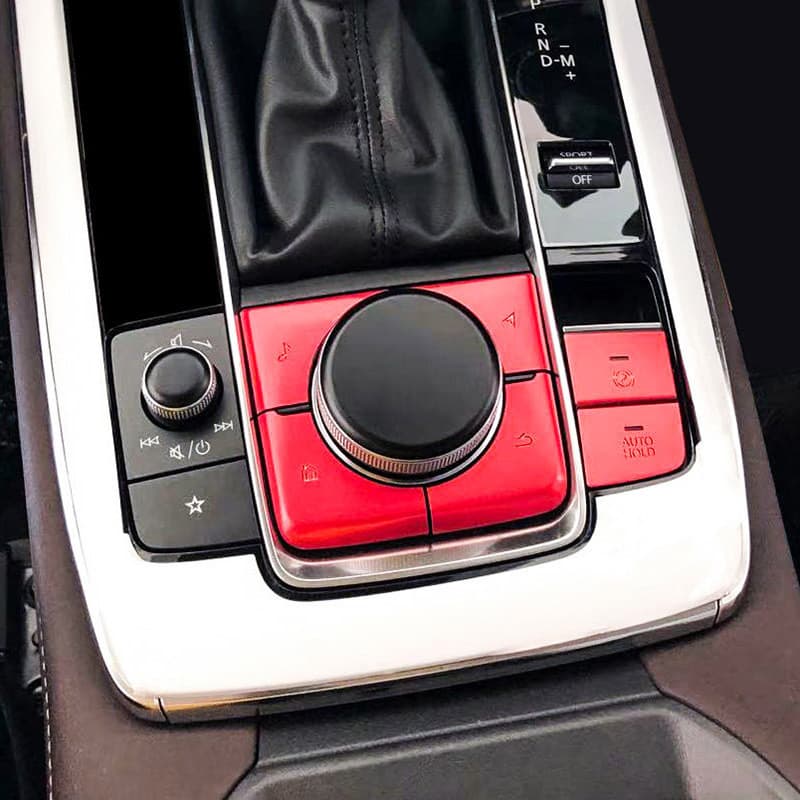 Adequado para versão no exterior Mazda 3cx-5-8cx-30-60 Interior Multimídia Eletrônico Botão de Freio de Mão Adesivos Con