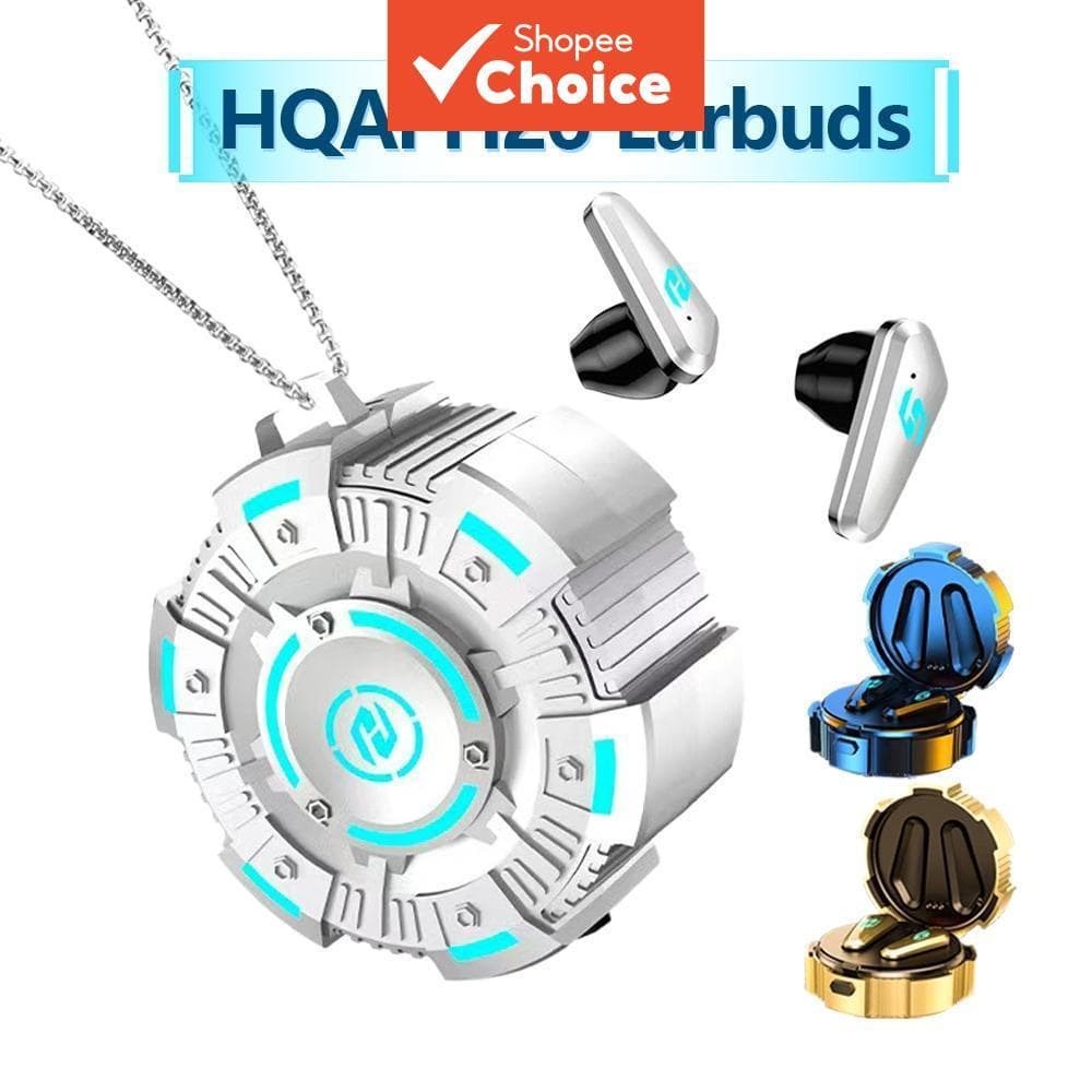 HQAi H26 Fones De Ouvido Sem Fio Jogo Hi-Fi Som Fone Longo Tempo De Reprodução Microfone Embutido