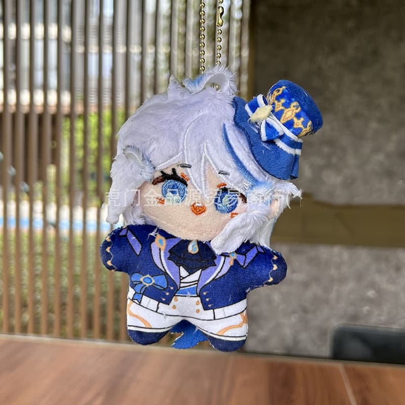 2025 10cm Jogo Dos Desenhos Animados Focalrs Furina de Fontaine Anime Figura de Pelúcia Pingente Acessórios Brinquedos B