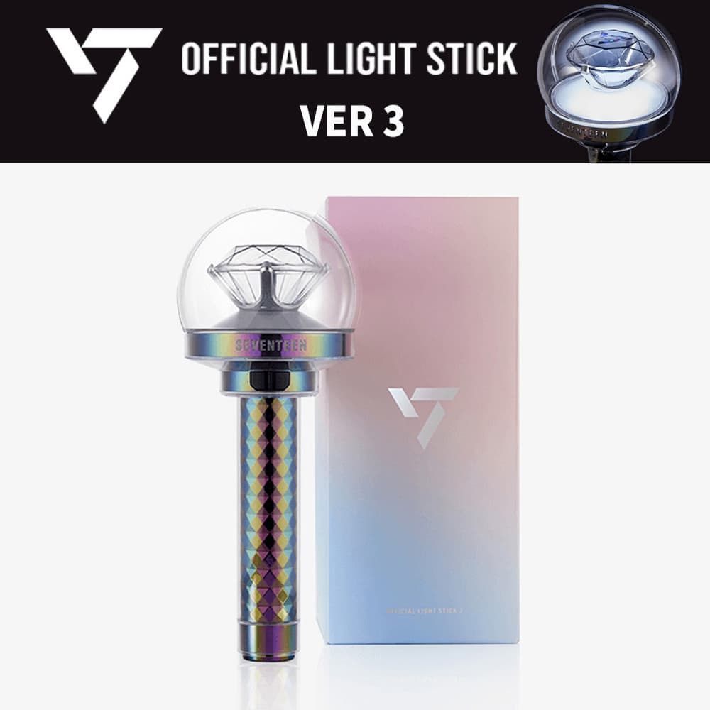 [READYSTOCK] Dezessete Lightstick Oficial Ver 3 Quilates Cores Agitando