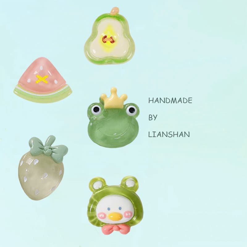 Raquete de tênis amortecedor bonito criativo dos desenhos animados raquete de tênis amortecedor gelo transparente verde