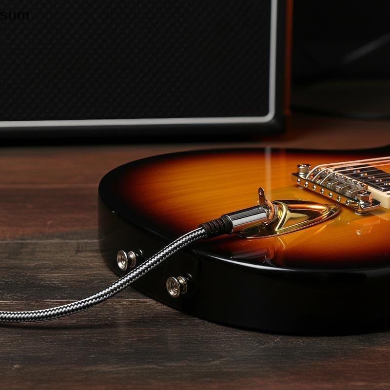 [sum] Conector De Áudio Antioxidação De Substituição De Placa Ja De Guitarra Elétrica Em Formato De Barco De 6.35 Mm Par