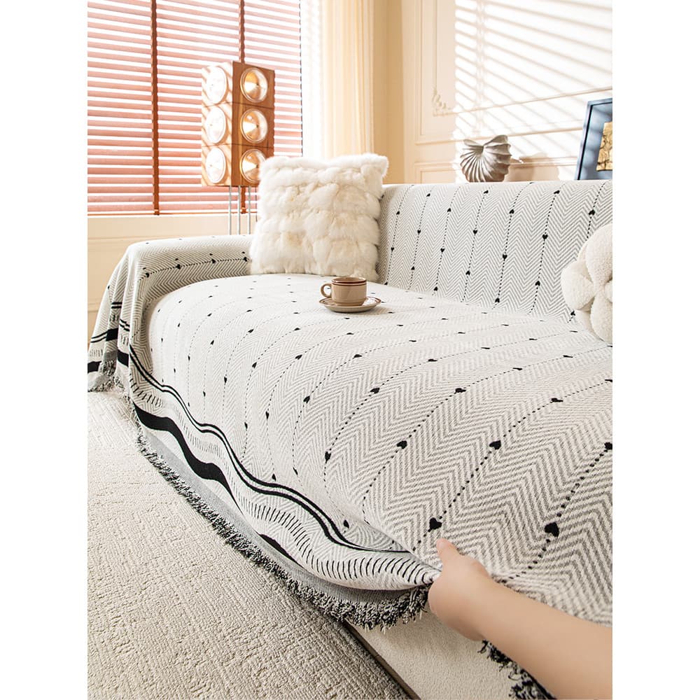 Chenille sofá toalha luz luxo High-End sofá capa pano sala de estar quatro estações tipo Universal em linha capa de sofá