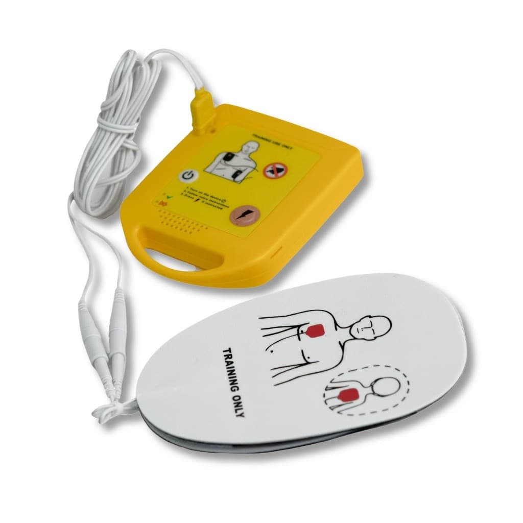Treinamento DEA Desfibrilador Externo Automático Mini AED - Portátil e Seguro para Emergência e RCP