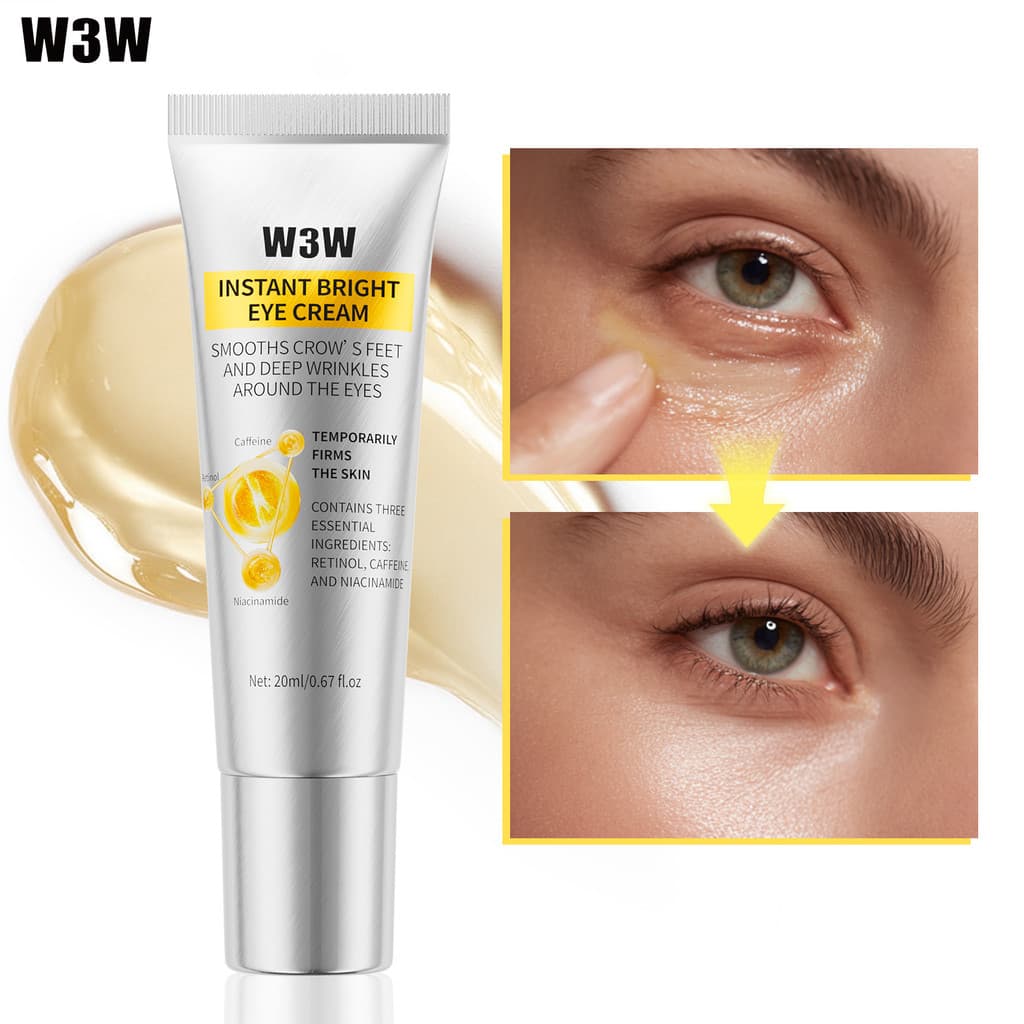 Creme para os Olhos Instantâneo Reduz Bolsas nos Olhos, Rugas, Olheiras e Repara a Área dos Olhos.