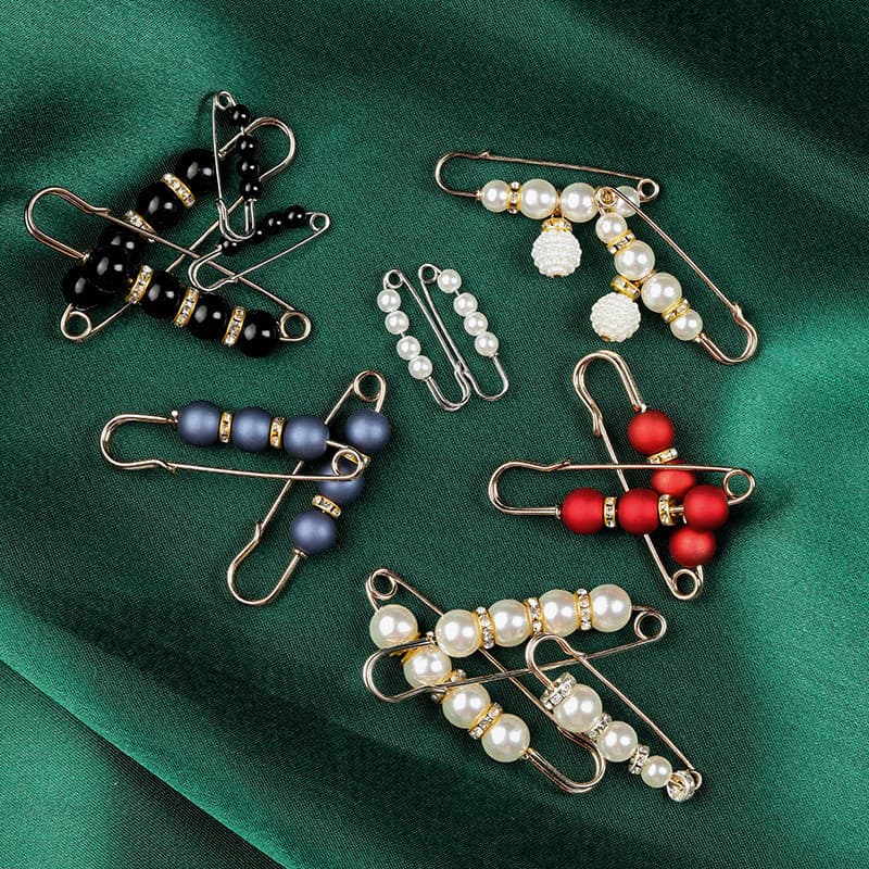 Botão pérola strass botão de cintura estreita Jeans botão escondido acessórios camisa sem unhas feminino botão ajustável