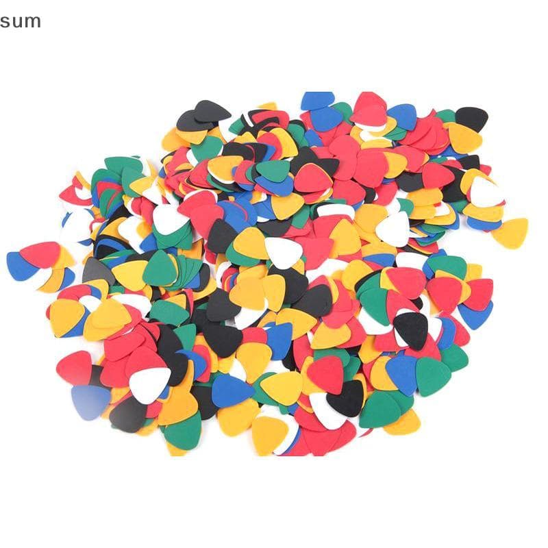 [sum] 100 Pcs ABS Ukulele Acústico Baixo Guitarra Elétrica Pis Palhetas Acessórios BR