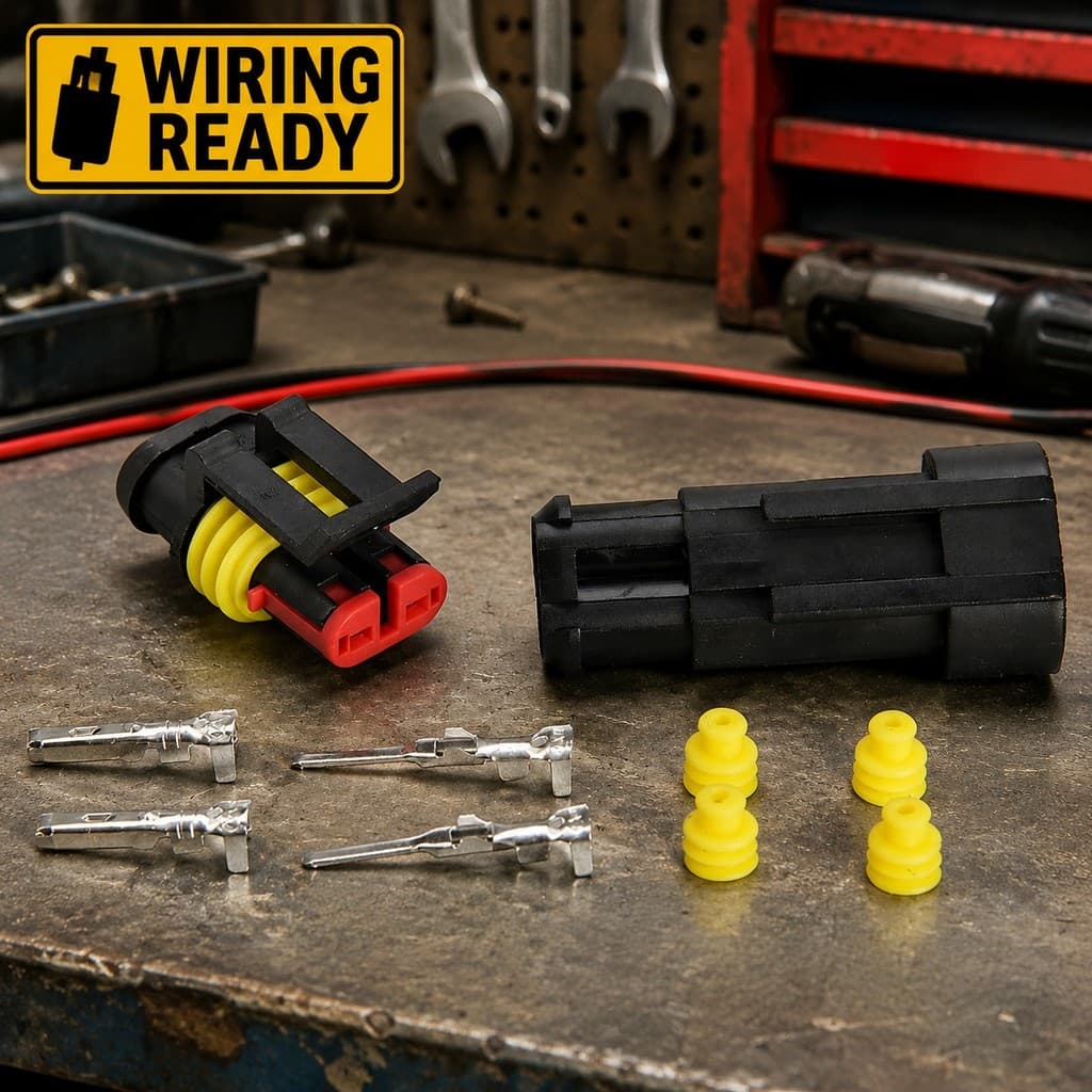 2/5 Conjunto De Plugue De Conector De Chicote De Fios Automotivo Para Substituição E Montagem De Reparo