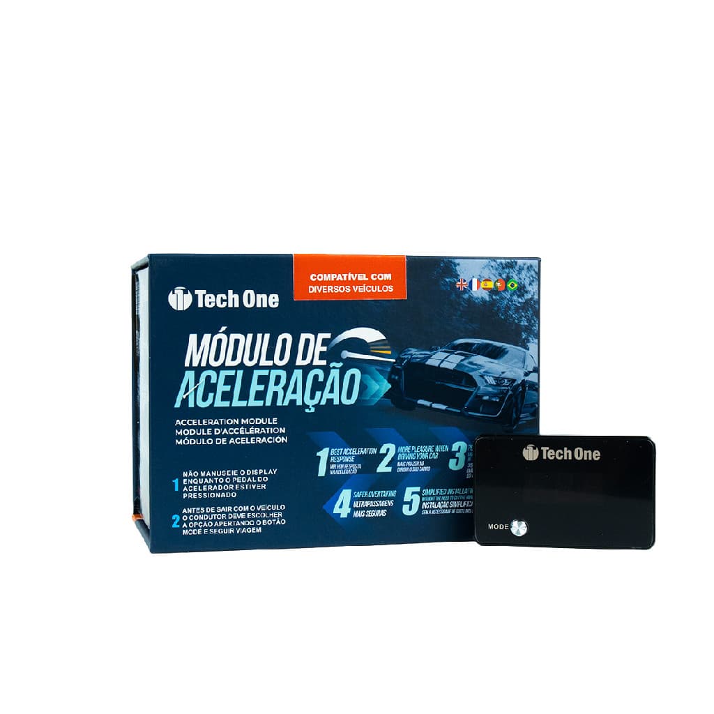Modulo De Aceleração Compacto Carro 805 Tech One Display 12v