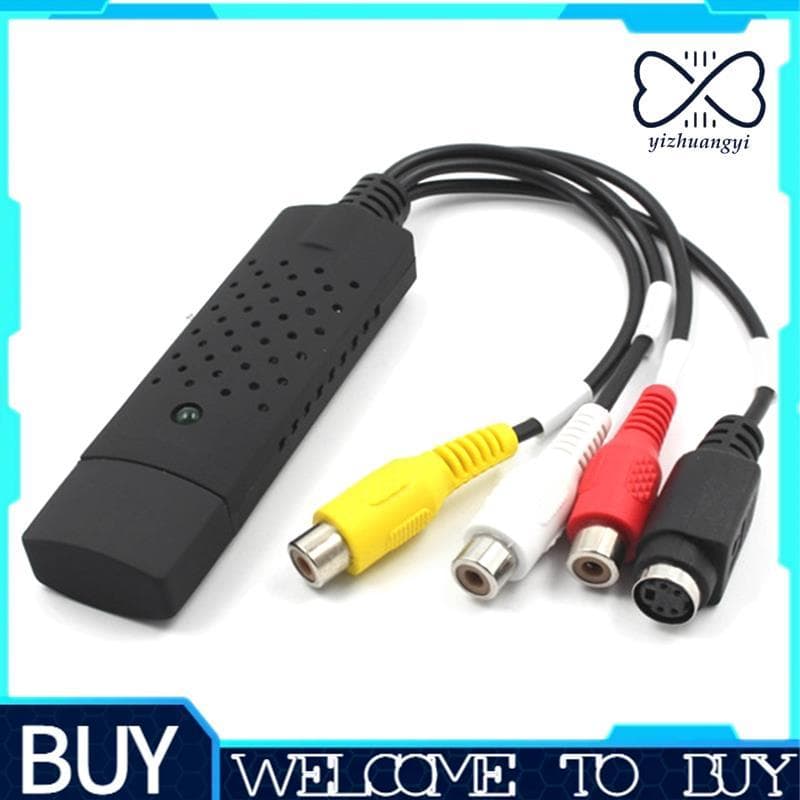 Placa De Captura De Vídeo USB , Conversor De Áudio E Para Converter Mini DV VCR Hi8 DVD Digital Fácil De Usar