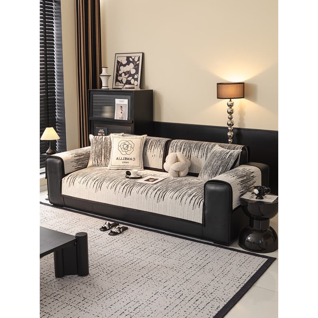 Luz de luxo High-End Chenille sofá almofada 2026 novas quatro estações Universal capa de sofá em linha capa de sofá toal