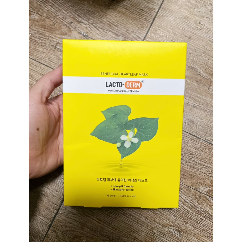 Olhe para a data antes de fotografar!Até 25.2!Coreia Le Duofu Houttuynia Cordata Benefício Máscara de Pele 4 unidades/ca