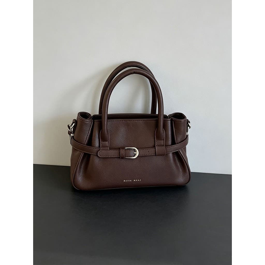 Bolsa de mão retrô de alta qualidade feminina 2026 novo estilo All-Match Casual nicho Design bolsa balde de corpo cruzad