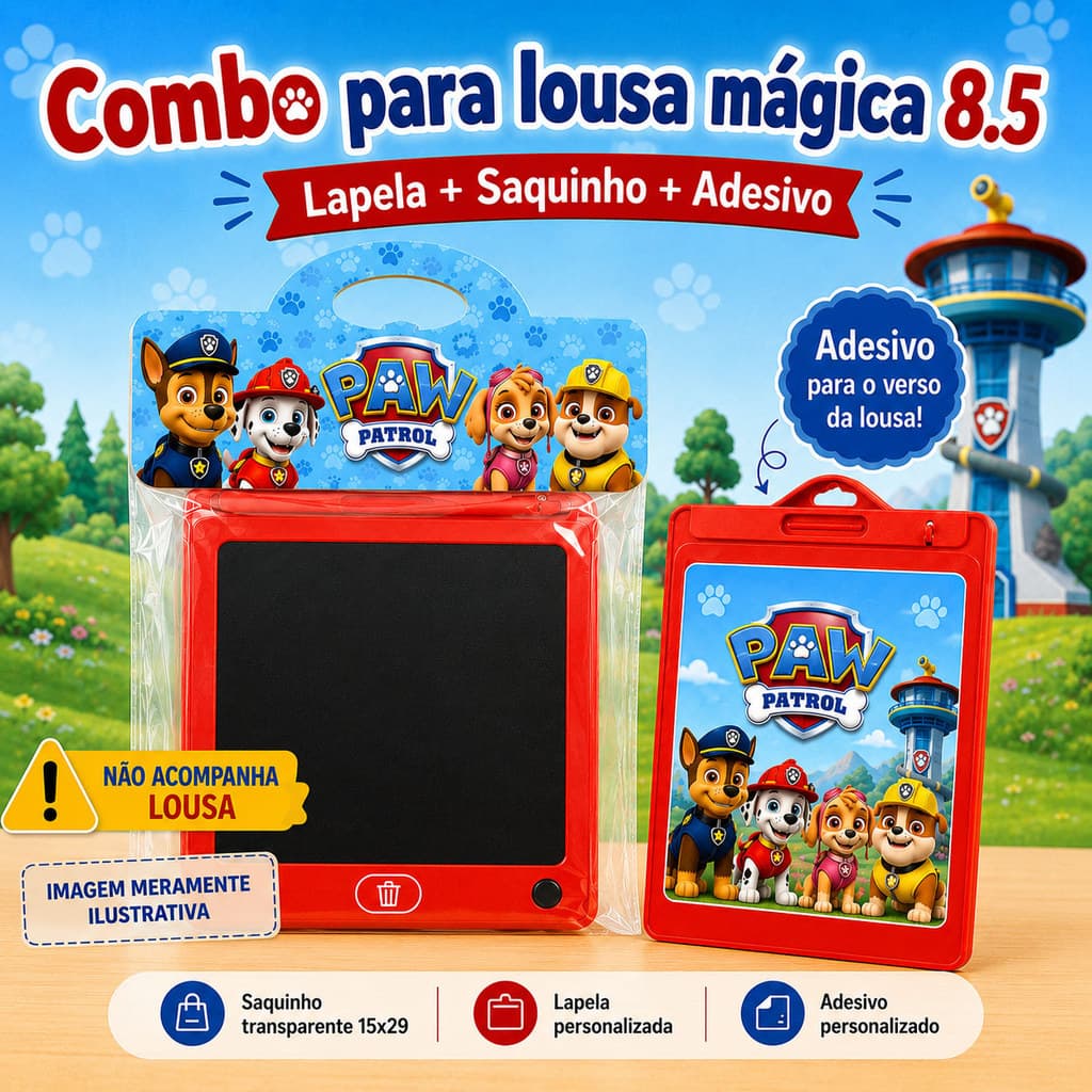 combo personalizado PARA LOUSA MAGICA 8'5"