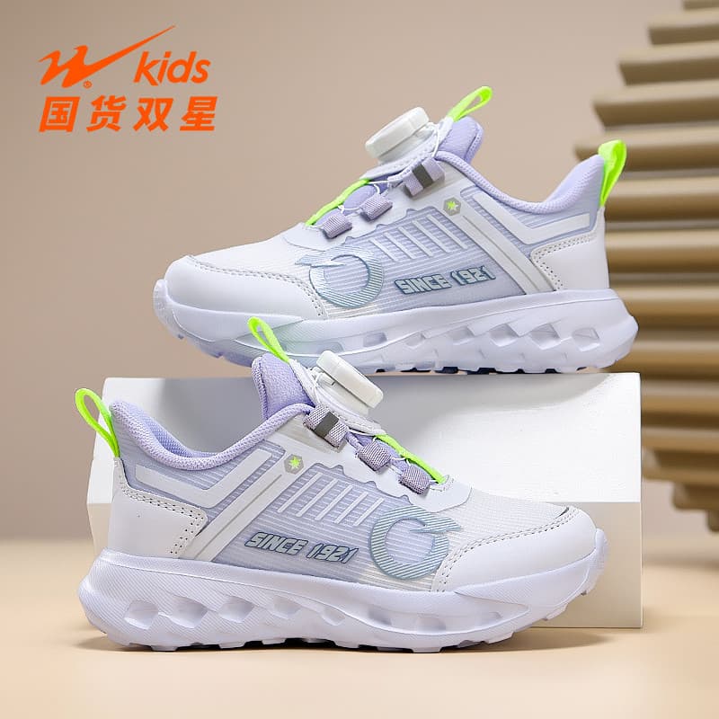 Dupla estrela meninas sapatos de rede 2026 novo estilo primavera verão antiderrapante sola macia sapatos esportivos infa