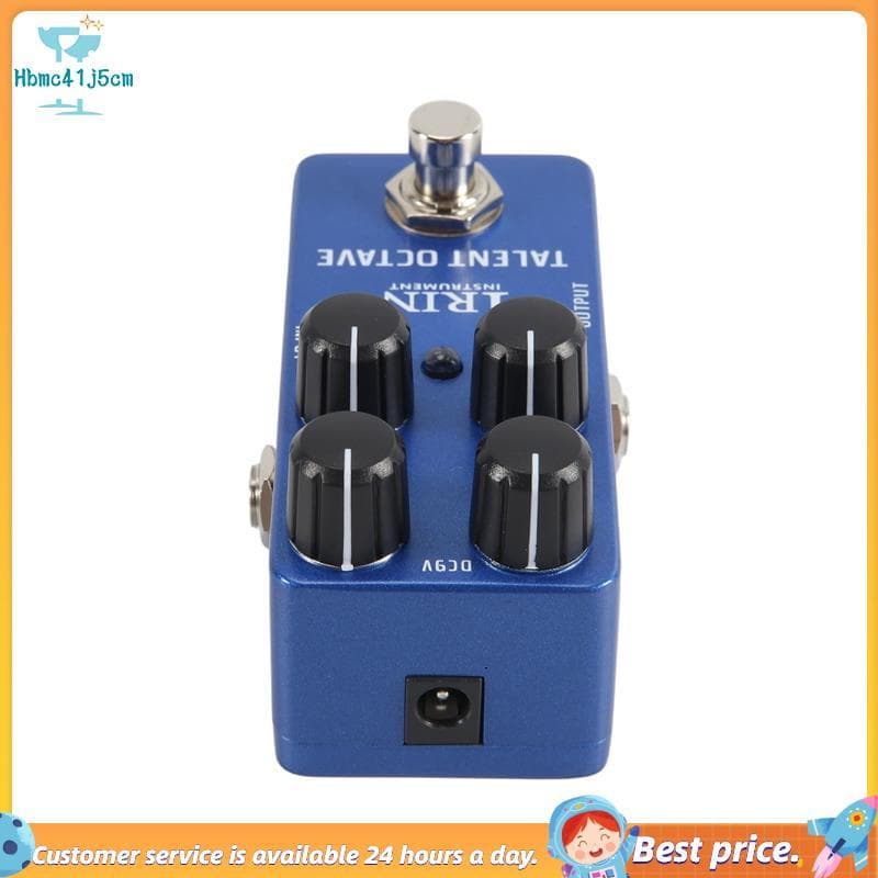 - 19 Talent Oitava Pedal De Efeito De Guitarra 3 Efeitos Sonoros Separados Pedais True Bypass Acessórios