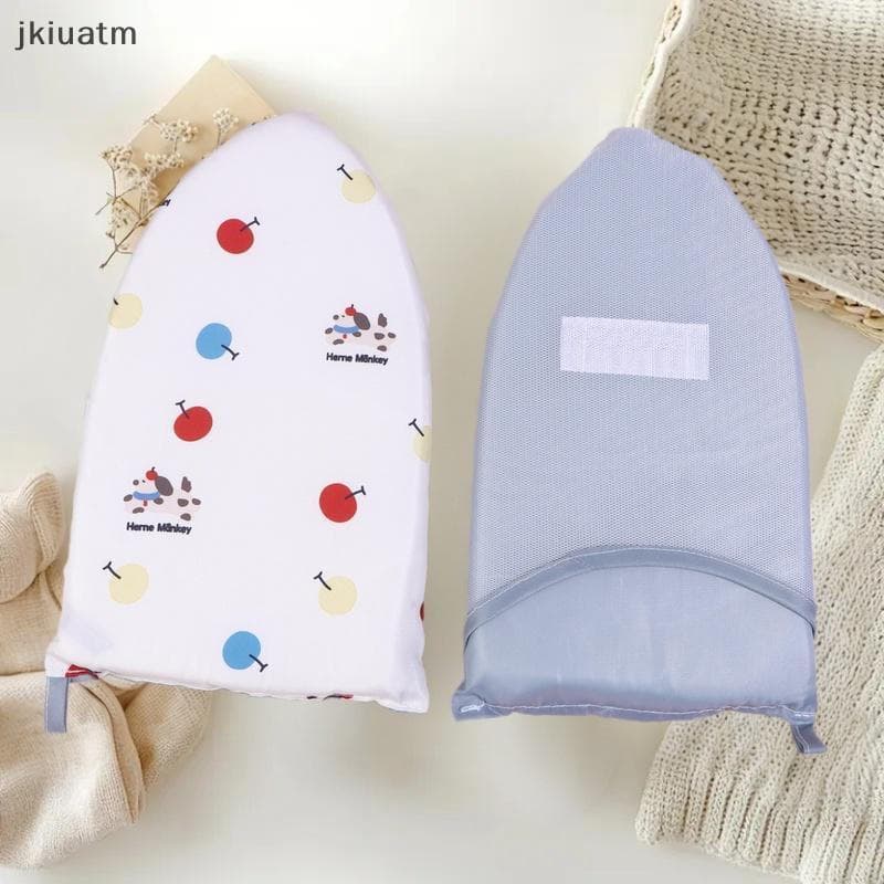 [jkiuatm] Tábua de passar roupa lavável, mini luvas anti-queimadura, capa de almofada de passar roupa resistente ao calo