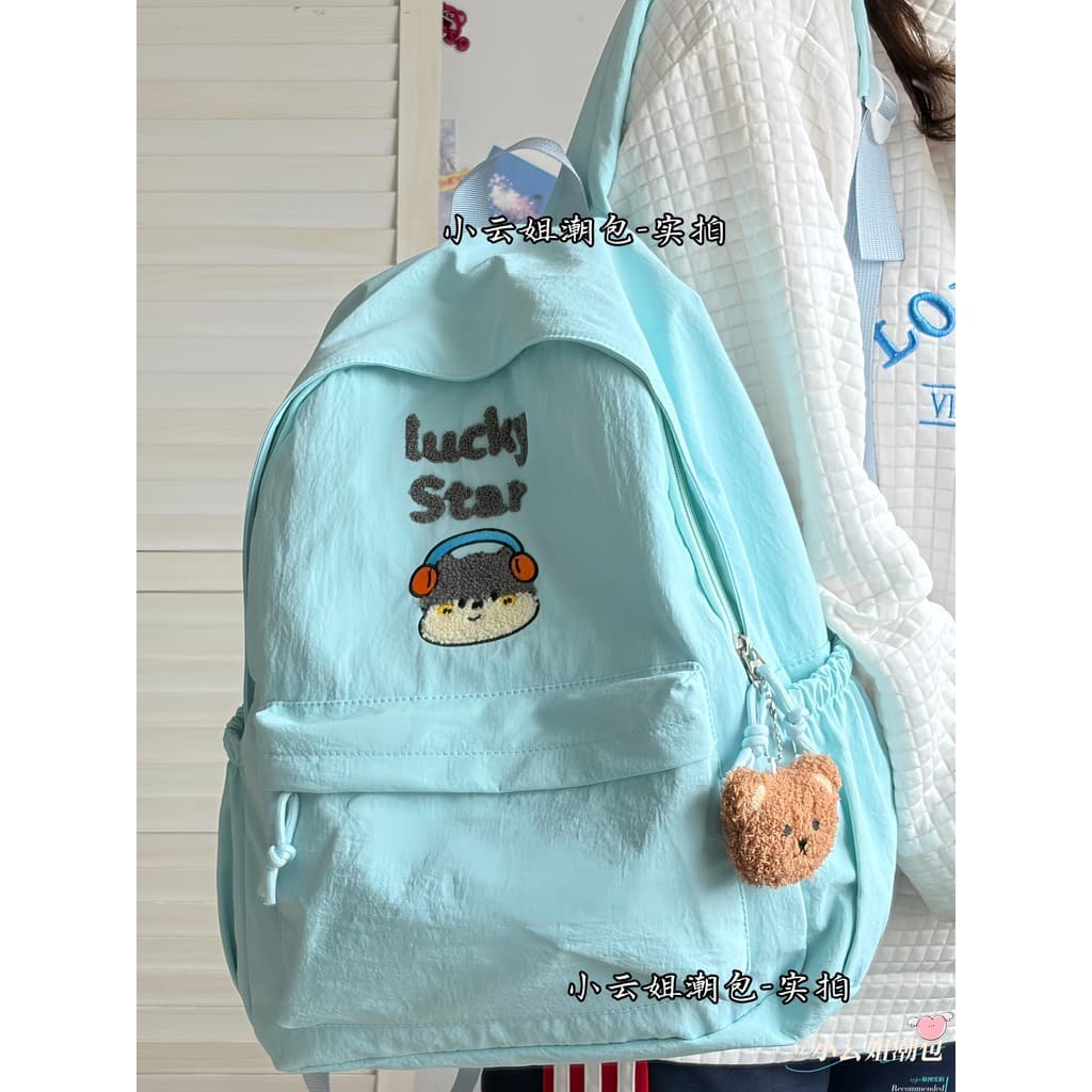 2026 Novo estilo Casual leve mochila feminina estudantes universitários estudantes do ensino médio leve de alto valor ve