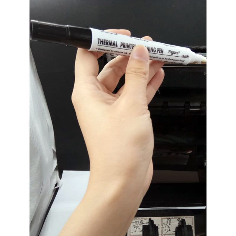 Flysea-caneta de limpeza de máquina térmica superfície eletrônica caneta de limpeza de cabeça única caneta de manutenção