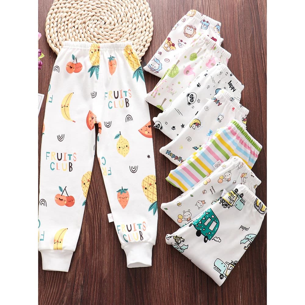 Primavera outono estilo desossado crianças calças compridas meninos linha calças meninas inverno Leggings bebê algodão l