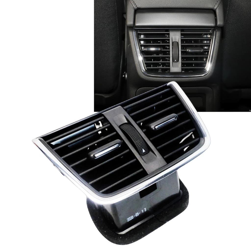 Para Skoda Octavia 3 MK3 A7 2015-2021 Traseiro A/C Saída De Ventilação Ar Montagem Interior Kit Grade Condicionamento
