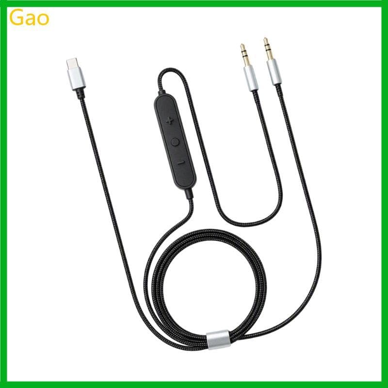 Cabo De Fone De Ouvido Gao Para AH-D5200 Com Extremidade Tipo C E Captação De Voz
