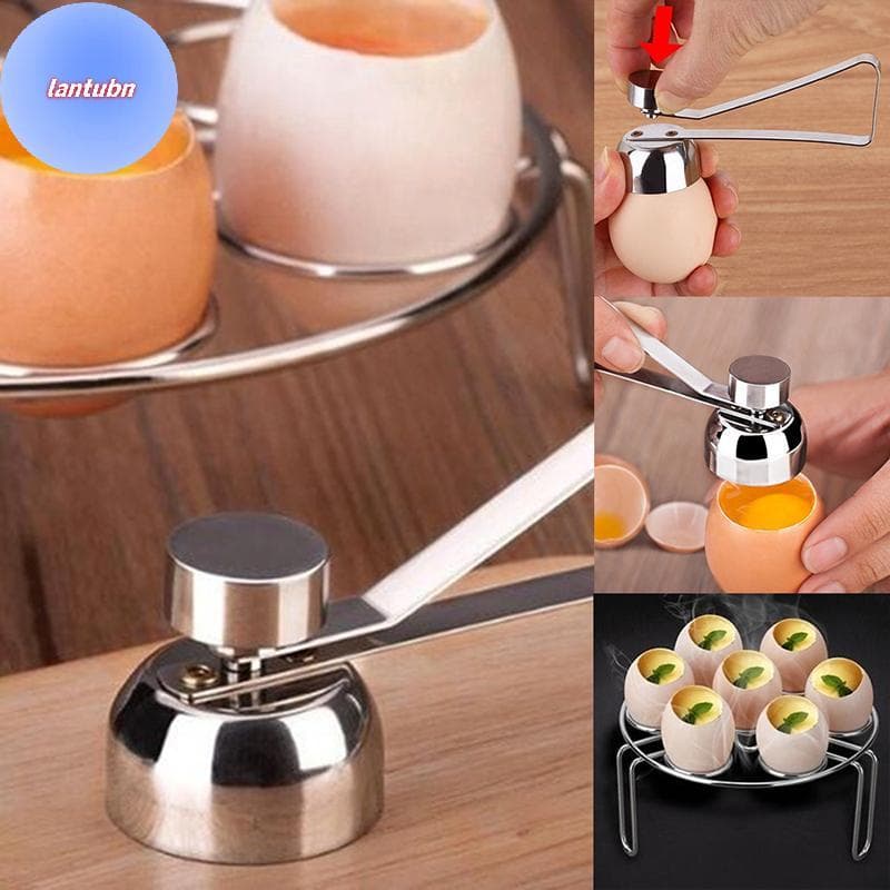 LANTUBN Cortador De Ovo De Aço Inoxidável , Topper De Casca , Abridor , Ferramentas De Cozinha BR