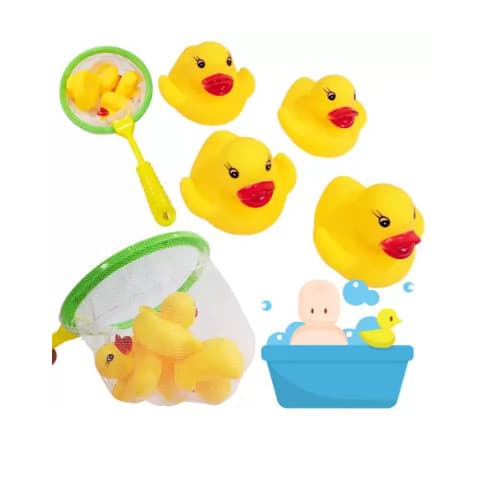 Patinhos de Borracha para Banho com Pegador – Brinquedo Divertido para Bebê!