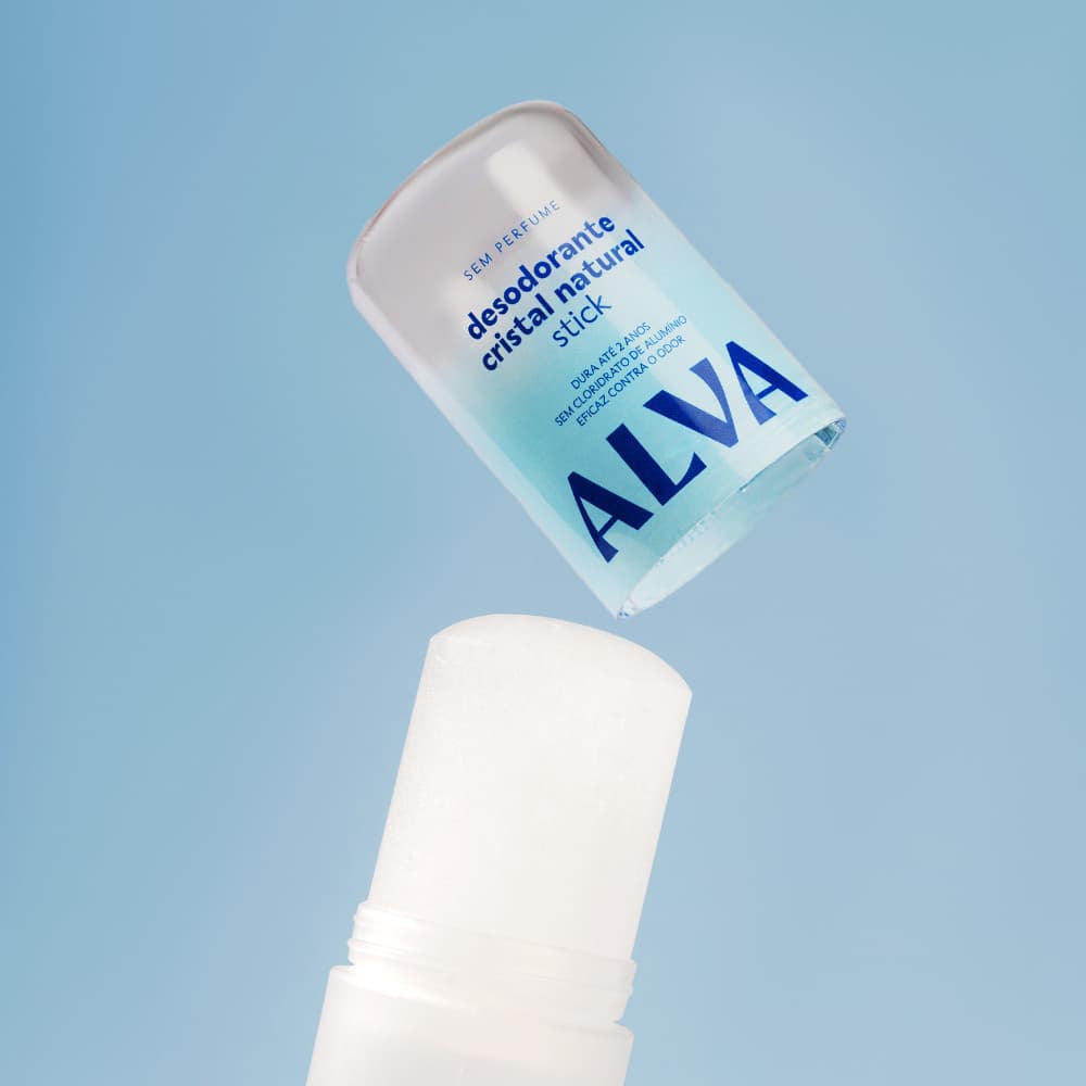 Alva Cristal Desodorante Crystal Stick - Sem fragrância 120 g