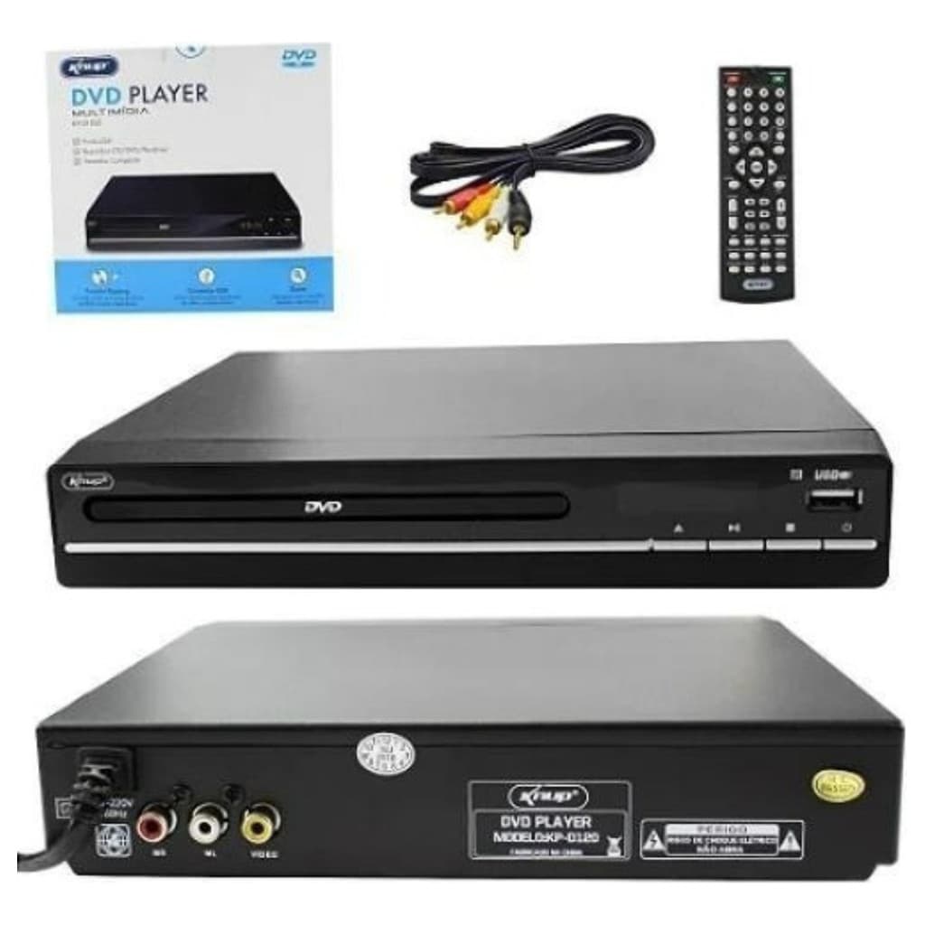 Media Player Completo: Pen Drive, Cd E Dvd Em Alta Qualidade