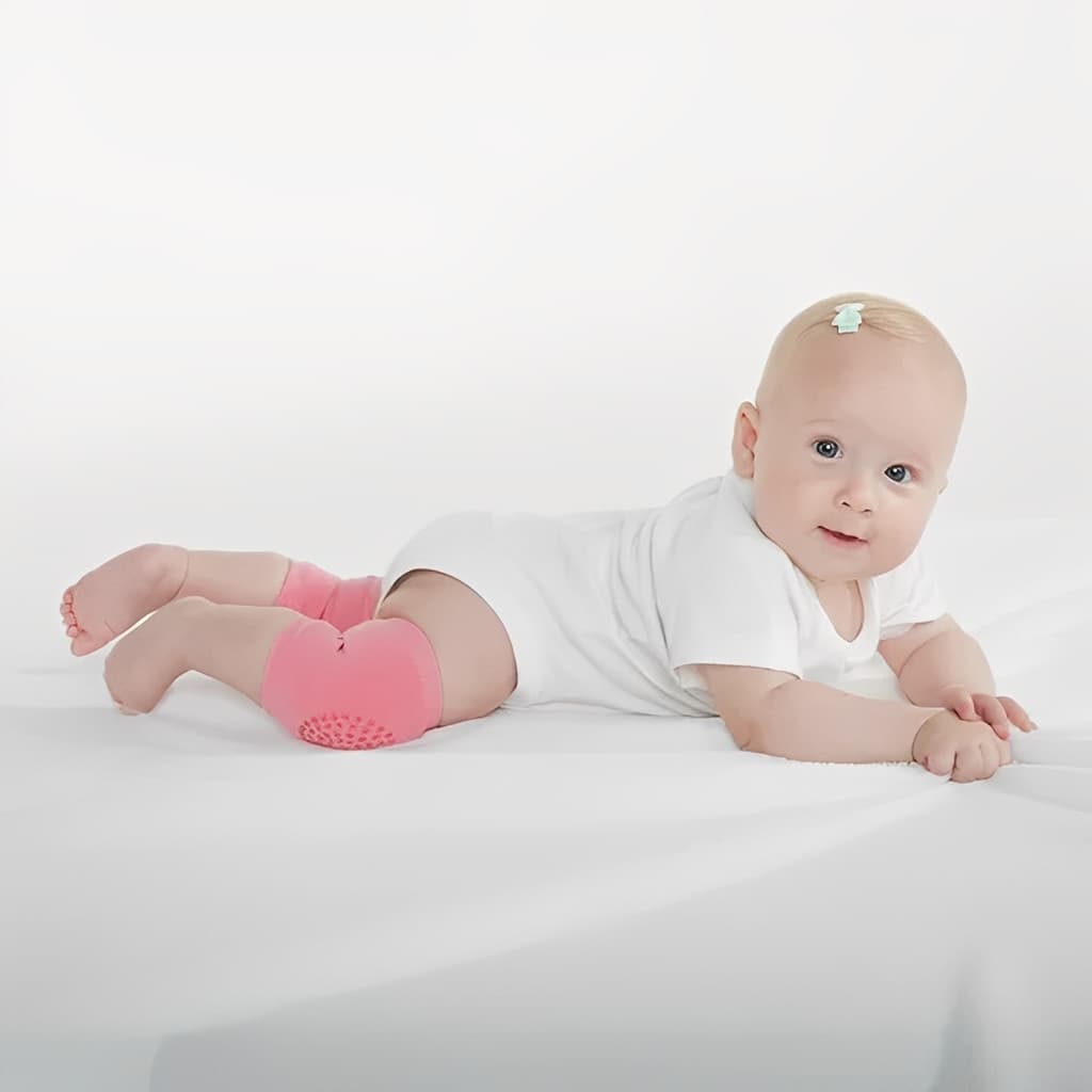 Joelheira Bebe Engatinhar Infantil Proteção de 1 a 2 Pares Para Joelhos Crianças Proteção e Conforto para Bebês