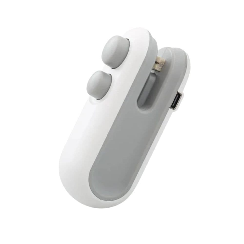 Selador Portátil USB Tipo-C com Vedação a Quente, Cortador e Imã – Lacre de Saco Recarregável para Alimentos Promo