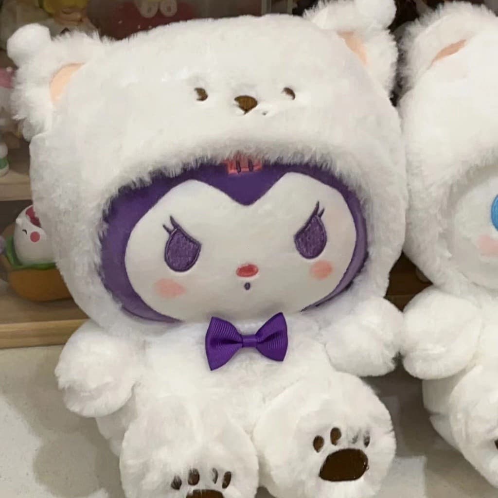 Pelúcia Sanrio 22cm Kuromi Hello Kitty Cinnamoroll Pochacco - Brinquedo Kawaii Original Presente para Crianças e Fãs