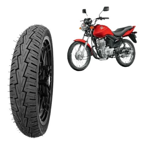 Pneu Moto 90/90-18 Reforçado Rua 57P Parrudo