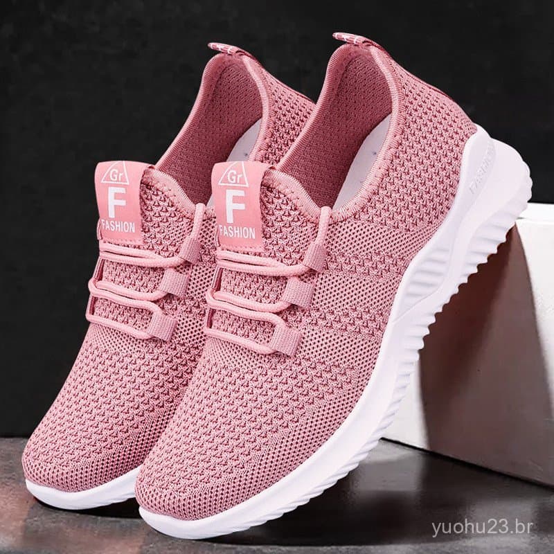 Sapatos de correção de almofada de ar 2024 aliviam a dor das mulheres idosas, calcanhar e tornozelo KTBH * - &&