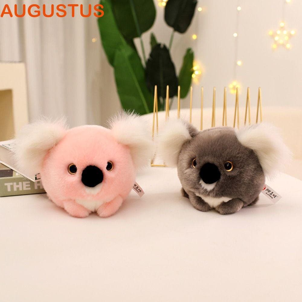 Boneca De Pelúcia De Urso Marrom AUGUSTUS , Simulação Macia De Desenho Animado | Brinquedo , Coleção De Bonecos De Trave