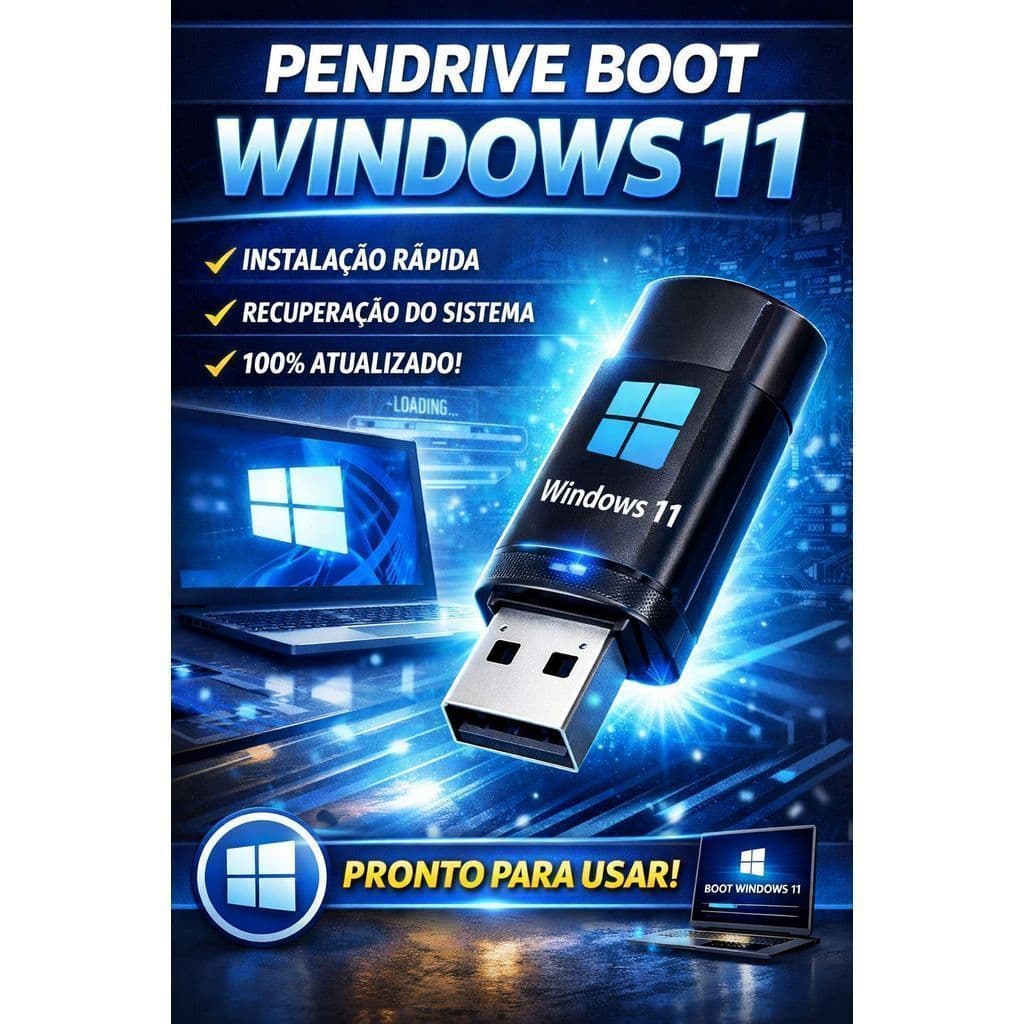 PenDrive Bootável  Windows 11 PC\Notebook