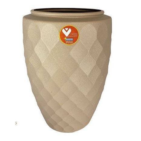 Vaso Decorativo para Plantas Antares Diamante Alto Nº36 Grande Jardim Flores 40 Litros