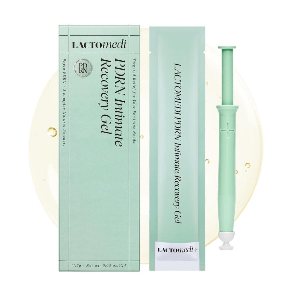 Gel Reparador Íntimo LACTOMEDI PDRN (Pacote com 4) – Gel Hidratante PDRN Vegano à Base de Plantas, Suporte para Elastici