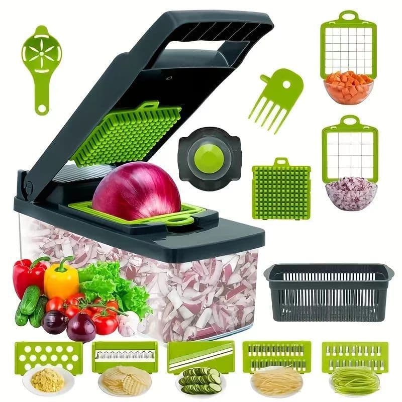 Cortador de Legumes Multifuncional, Conjunto de 14 Peças, Conjunto de 22 Peças, Cortador de Legumes 9 em 1, Utensílio de